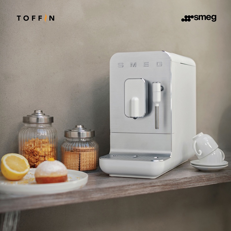 SMEG BCC02TPMEU Bean To Cup Coffee Machine (Taupe)