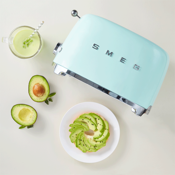 SMEG TSF01CREU Toaster 2 Slice (Cream)