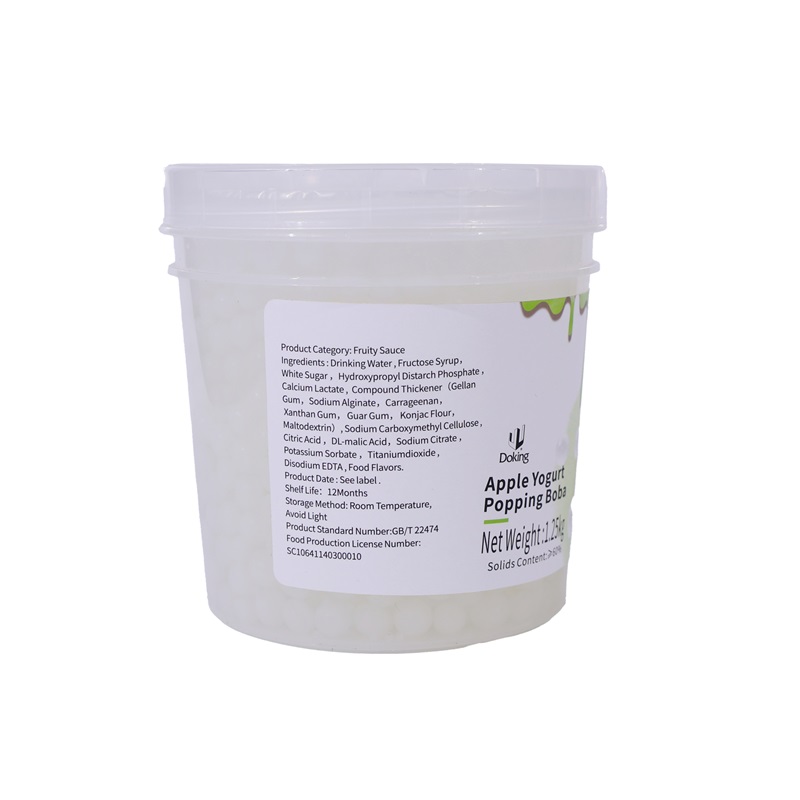 Doking Apple Yogurt Popping Boba (Fruity Sauce) 1,2 kg