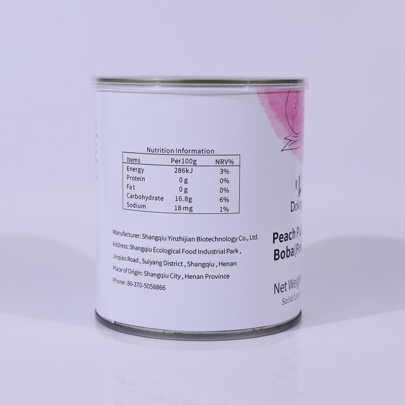 Doking Peach Pulp Popping Boba (Fruity Sauce) 850 g