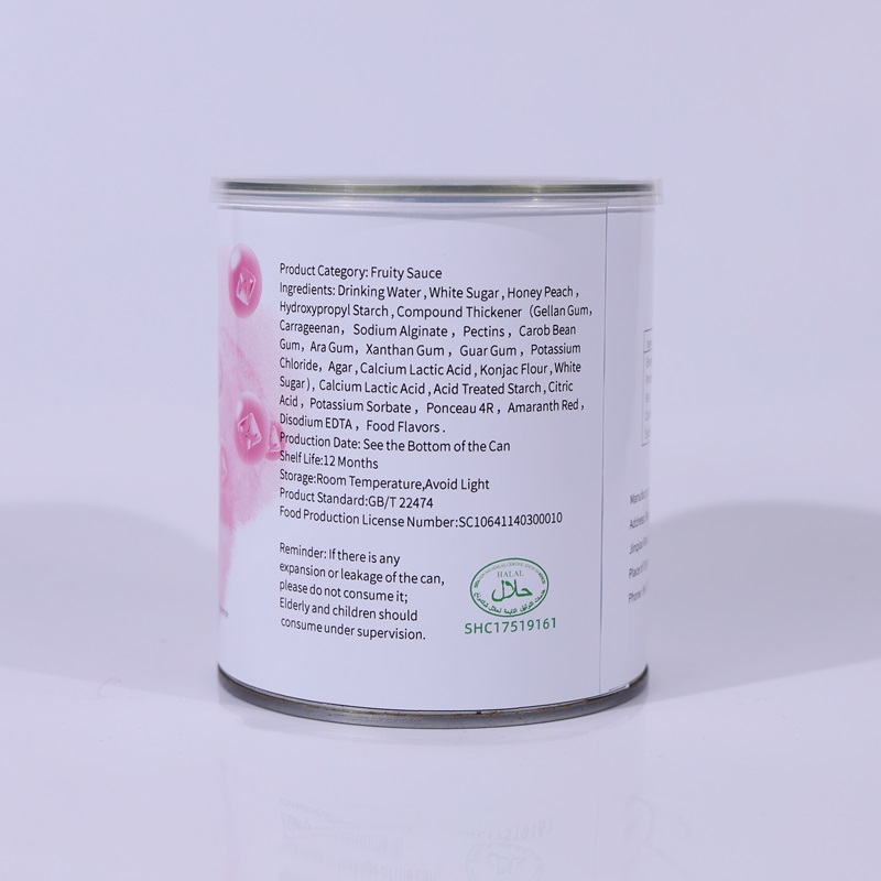 Doking Peach Pulp Popping Boba (Fruity Sauce) 850 g