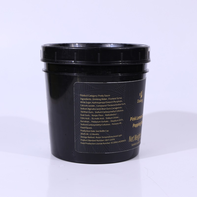 Doking Pink Lemon Fruit Caviar Popping Boba (Fruity Sauce) 1,2 kg